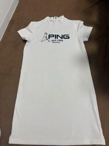 PING 폴로 원피스 화이트