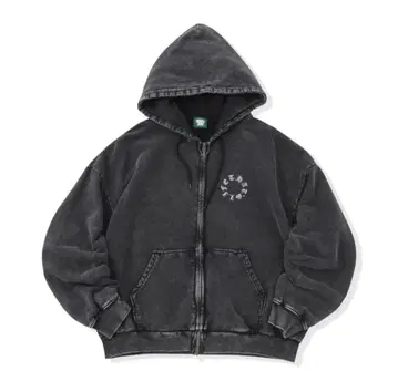 Vintage styles Circle logo zip hoodie