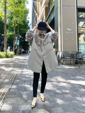 윔 가젯 나카와타 블루종 셔츠
