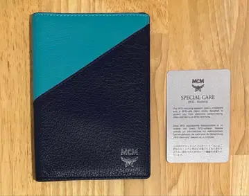 MCM 여권 케이스 투톤 컬러