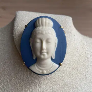 카메오 빈티지 브로치 펜던트 탑