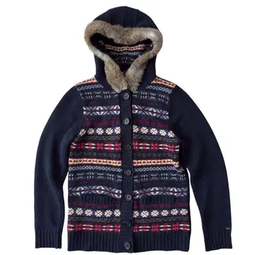 TOMMY HILFIGER 타미힐피거 니트 울 후드 M