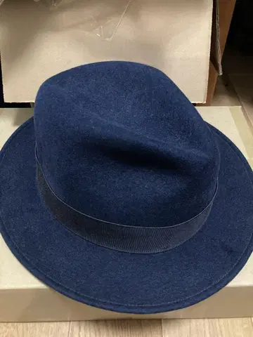 USA 제조 stetson 네이비 울 햇 리본 포함