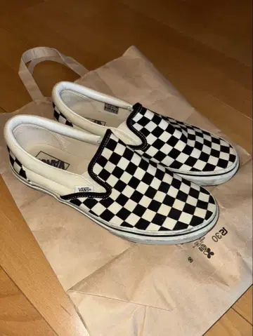 VANS 체커 패턴 슬립온