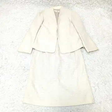 BEAMS HEART 노카라 라메 트위드 셋업 세레모니 수트 M