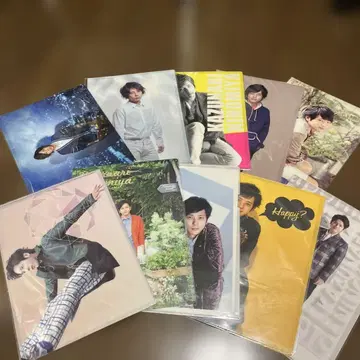 니노미야 카즈나리 클리어 파일 18장 세트 & 사진 & 엽서