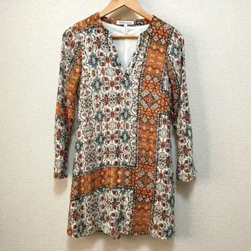 BCBGeneration 미니 기장 스키퍼 튜닉 원피스 Boho