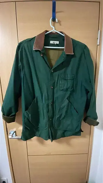 90년대 Banana Republic 헌팅 자켓 그린 남성용 M