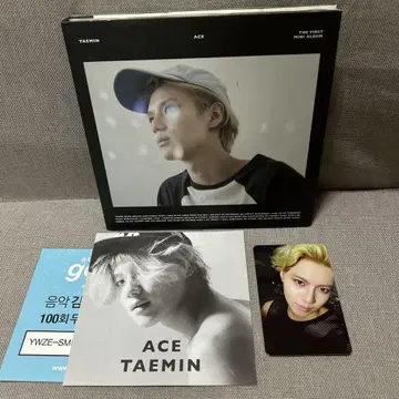 SHINee 태민 1st 미니앨범 Ace 트레이딩 카드 블랙 TAEMIN