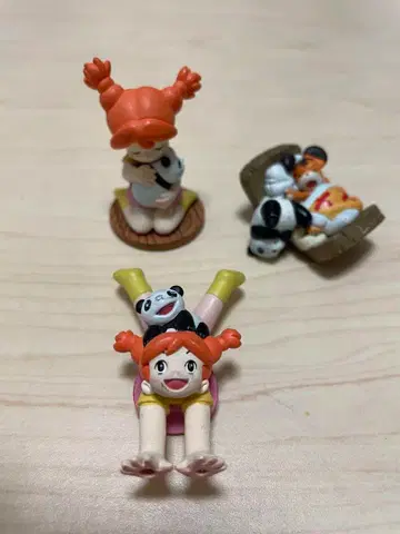 [ 팬더코팬더 ] 미야자키 애니메이션 피규어 3체 세트