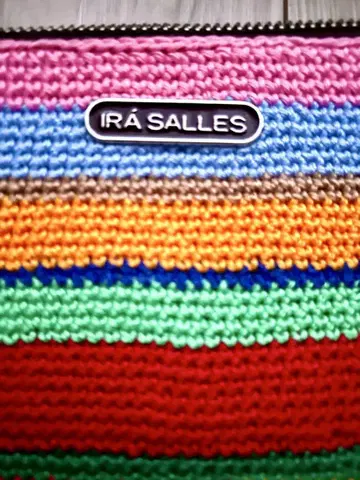 IRA SALLES 택 포함 새상품 멀티 컬러 클러치백 (파우치)