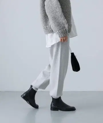 카구레 코튼 캐시미어 스무스 니트 팬츠 미사용 새상품