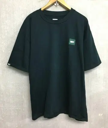 히트 클럽하우스 러버 로고 크루넥 티셔츠 XXL 블랙 계열