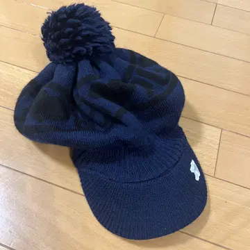 PG 로고 폼폼 포함 니트 모자 89