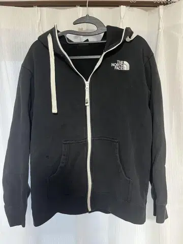 THE NORTH FACE 블랙 후드티 풀 집업