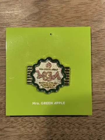 Mrs. GREEN APPLE 10주년 기념 핀 배지