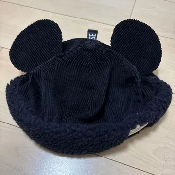 디즈니 미키마우스 귀달이 모자 블랙