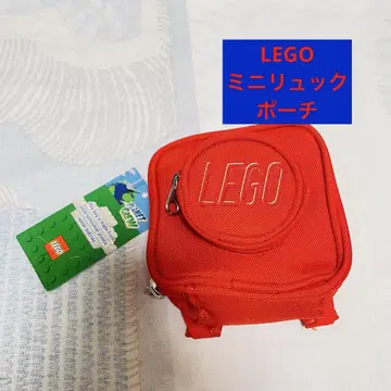 LEGO 백팩형 미니 파우치 레고 미니 파우치 백팩 파우치 레드