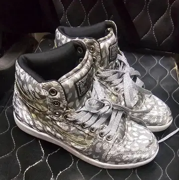 레어 VANS 반스 하이컷 스니커즈 24.0 여성용