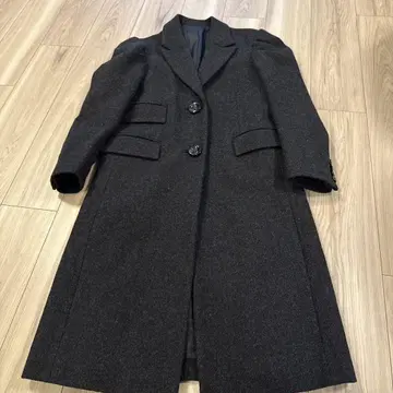 르 쉘 블루 퍼프 슬리브 코트