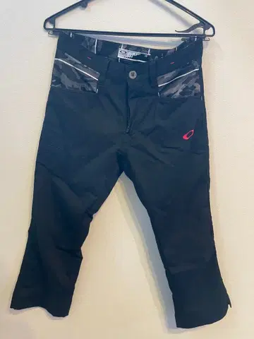 Oakley 블랙 팬츠 카모플라쥬 포켓 부착