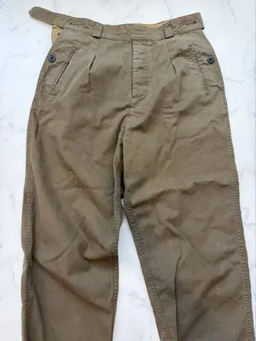 outil 우티 PANTALON LIMOGES khaki 1