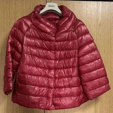 [ 최종 가격 ] HERNO 레드 다운 자켓 44