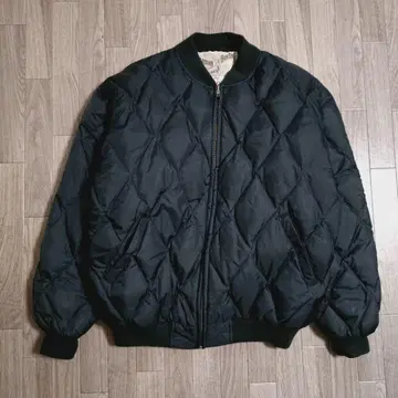 레어 CANADIAN HUNTING 퀼팅 다운 자켓 블루종