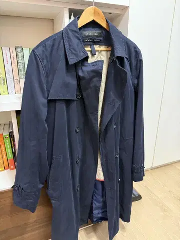 ZARA MAN 네이비 트렌치코트 L
