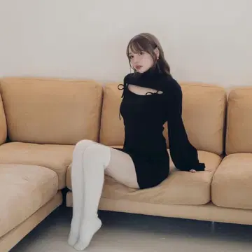 앤드마리 베베 미니 드레스 블랙