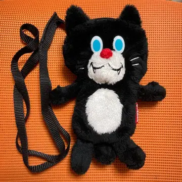 Gladly Gladee 검은 고양이 글래디 봉제 인형 애니멀 파우치