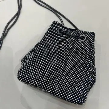 스팽글 파티 백 블랙