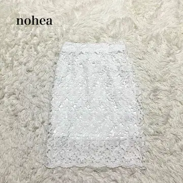 노헤아 전체 레이스 무릎 기장 타이트 스커트 워셔블 오피스 캐주얼 고급