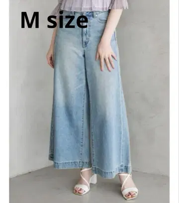 새상품 머큐리 듀오 플레어 풀렝스 데님 M