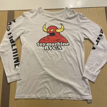 RVCA 토이 머신 티셔츠 toy machine 긴팔 티셔츠 콜라보 루카