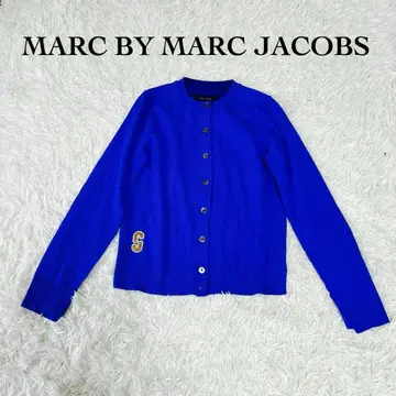 MARC BY MARC JACOBS 울 가디건 투톤 컬러 네이비