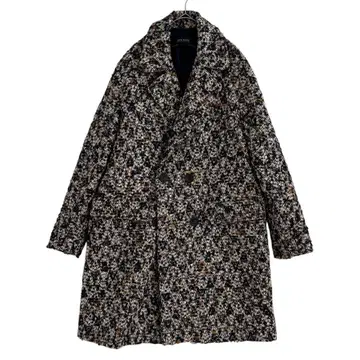 새상품급 자라 베이직 롱 코트 블랙/브라운 USA/XS