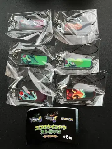 록맨 에그제 6 코코로 윈도우 스트랩 비스트 아웃 전 6종 세트