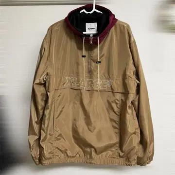XLARGE 나일론 자켓 M 베이지/버건디