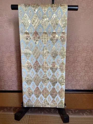 후쿠로 오비 순수 실크 전통 오비(약 24cm)