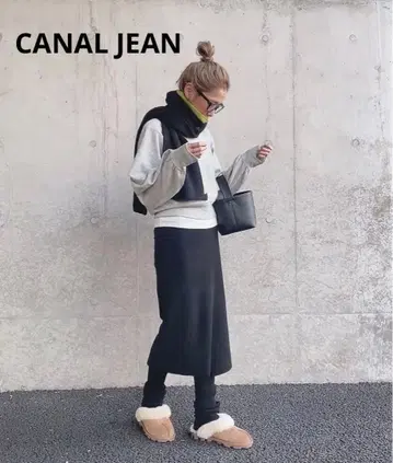 CANAL JEAN 캐널진 레깅스 포함 롱 스커트 사이즈 38