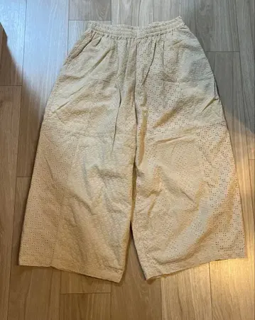 패치워크 레이스 팬츠