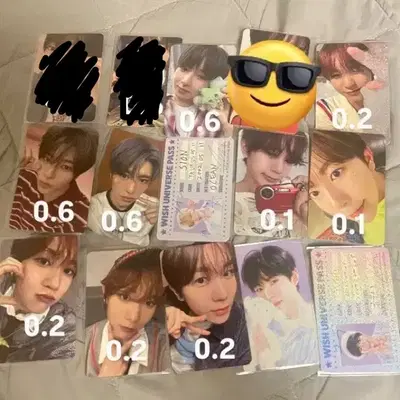 엔시티 위시 포토카드 양도 ㅅㅊㅇ)콘서트미공포앨범양도분철