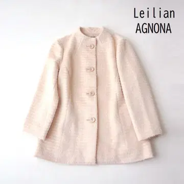 레리안 울 알파카 샤기 코트 9 이탈리아제 원단 AGNONA