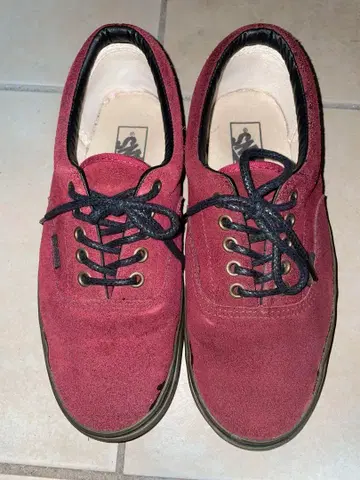 반스 ERA 와인 레드 검솔 스웨이드