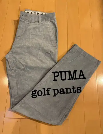 PUMA 푸마 골프 팬츠 코듀로이 그레이 M