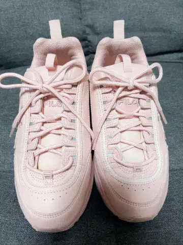 FILA 핑크 통굽 스니커즈