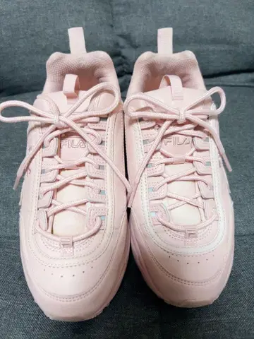 FILA 핑크 통굽 스니커즈