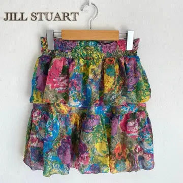 질스튜어트 ] 2way 스커트 튜브탑 컬러풀 [ 2 ] 실크 여름