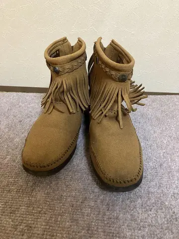 MINNETONKA 프린지 부츠 브라운 사이즈 7